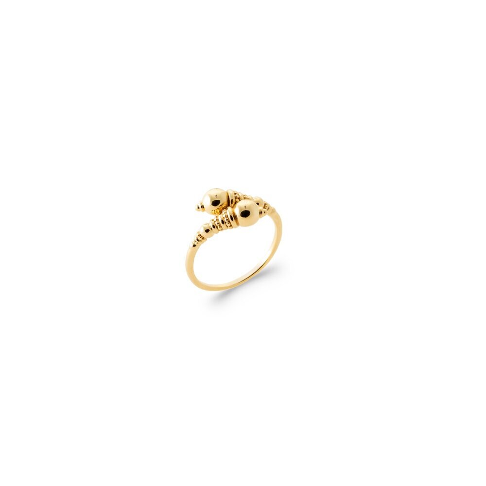 750° kullaga kaetud sõrmus, ⌀ 16.5, toodetud Prantsusmaal hind ja info | Sõrmused | kaup24.ee
