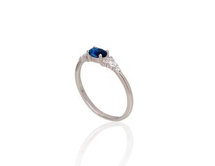 Серебряное кольцо 925°, ⌀ 15.5 цена и информация | Кольцо | kaup24.ee