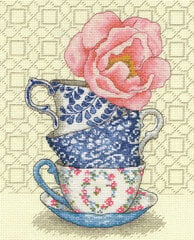 Набор для вышивания Dimensions "Rose Tea" 70-35414 цена и информация | Принадлежности для вышивания | kaup24.ee