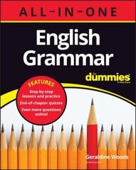 English Grammar All-in-One For Dummies (plus Chapter Quizzes Online) цена и информация | Пособия по изучению иностранных языков | kaup24.ee