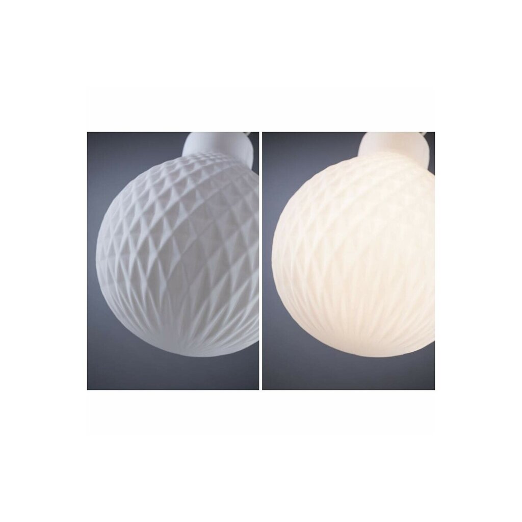 Valge lamp 230 V hõõgniidiga LED Globe G125 E27 400lm 4,3W 3000K hämardatav valge hind ja info | Lambipirnid, lambid | kaup24.ee