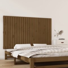 vidaXL seinale kinnitatav voodipeats, meepruun, 147x3x90 cm, männipuit цена и информация | Кровати | kaup24.ee