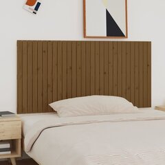 vidaXL seinale kinnitatav voodipeats, meepruun, 185x3x90 cm, männipuit цена и информация | Кровати | kaup24.ee
