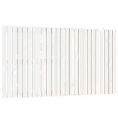 vidaXL seinale kinnitatav voodipeats, valge, 159,5x3x90 cm, männipuit цена и информация | Кровати | kaup24.ee