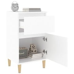 vidaXL öökapid 2 tk, valge, 40 x 35 x 70 cm цена и информация | Прикроватные тумбочки | kaup24.ee