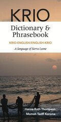 Krio-English/English-Krio Dictionary & Phrasebook hind ja info | Võõrkeele õppematerjalid | kaup24.ee