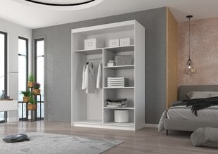 Шкаф ADRK Furniture Esti 150, серый цена и информация | Шкафы | kaup24.ee