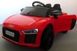 Laste kahekohaline elektriauto Audi R8, valge цена и информация | Laste elektriautod | kaup24.ee