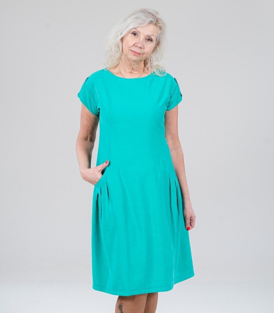 Naiste kleit Hansmark Joanita 64110*01, roheline 4741547913380 цена и информация | Kleidid | kaup24.ee