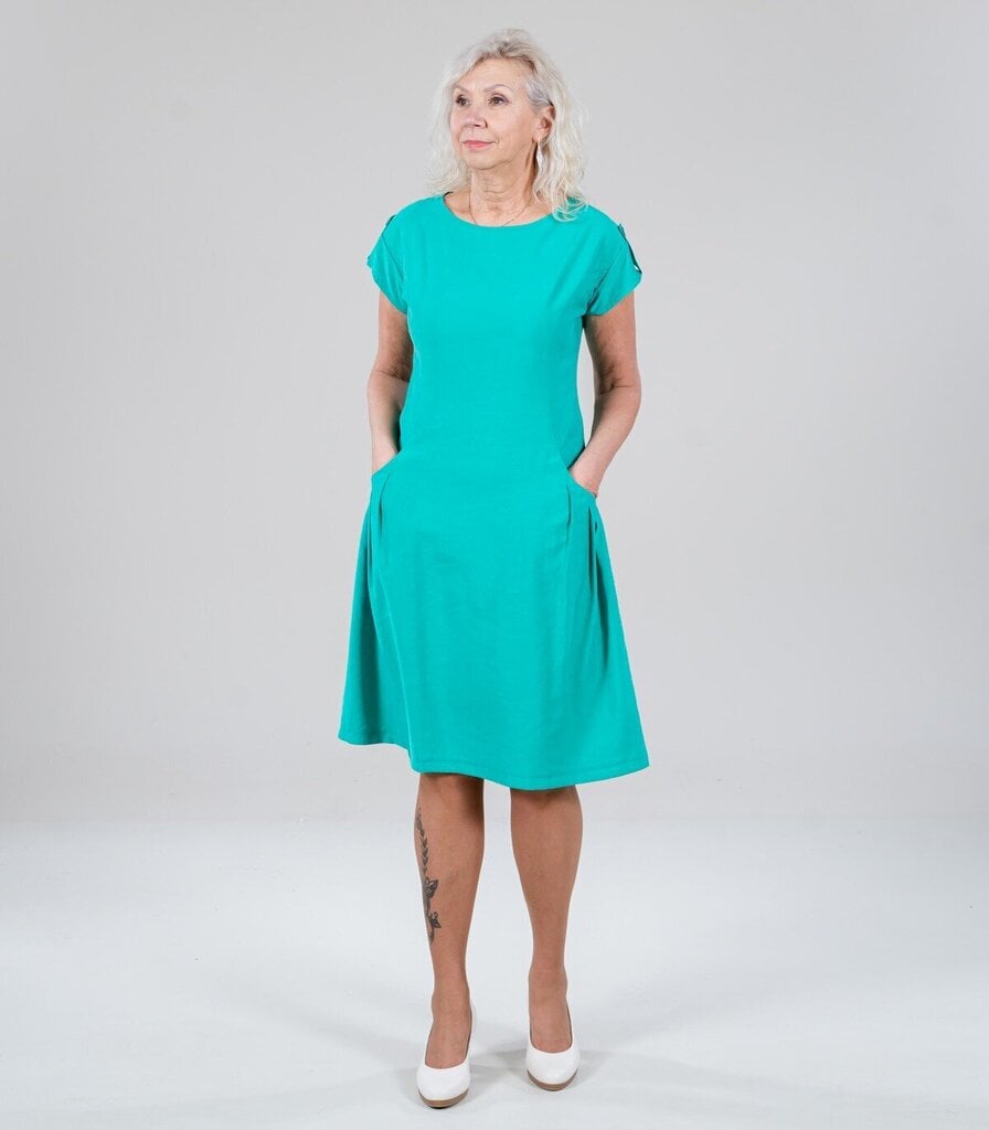 Naiste kleit Hansmark Joanita 64110*01, roheline 4741547913380 цена и информация | Kleidid | kaup24.ee