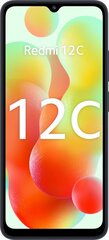 Xiaomi Redmi 12C NFC Две SIM-карты 3/32 ГБ, Graphite Gray цена и информация | Мобильные телефоны | kaup24.ee