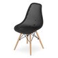 4-tooli komplekt MAR, must hind ja info | Söögilaua toolid, köögitoolid | kaup24.ee