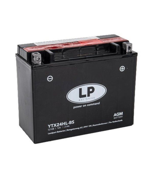 Aku Landport YTX24HL-BS, 24 Ah 12V hind ja info | Mootorrataste akud | kaup24.ee