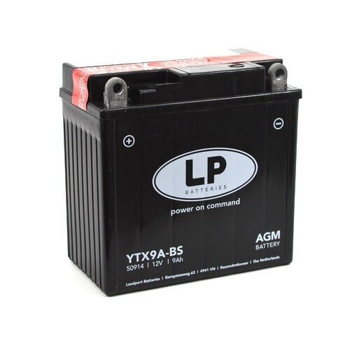 Aku Landport YTX9A-BS, 9 Ah 12V hind ja info | Mootorrataste akud | kaup24.ee