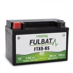 Aku Fulbat YTX9-BS, 8 Ah 120 A EN 12V hind ja info | Mootorrataste akud | kaup24.ee