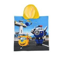 Lasterätik poncho Super Wings, 50x100 cm цена и информация | Полотенца | kaup24.ee