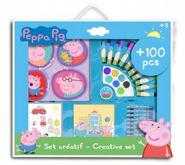 Kunstikomplekt Peppa Pig, 100 tk цена и информация | Принадлежности для рисования, лепки | kaup24.ee