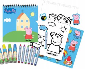 Kunstikomplekt Peppa Pig, 100 tk hind ja info | Kunstitarbed, voolimise tarvikud | kaup24.ee