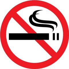 Keelumärk: Suitsetamine keelatud (SM11-CX, 10X10cm) hind ja info | Infosildid | kaup24.ee