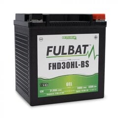 Aku Fulbat GHD30HL-BS, 30 Ah 12V цена и информация | Аккумуляторы | kaup24.ee