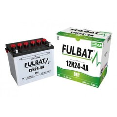 Aku Fulbat 12N24-4A, 22 Ah 12V hind ja info | Mootorrataste akud | kaup24.ee