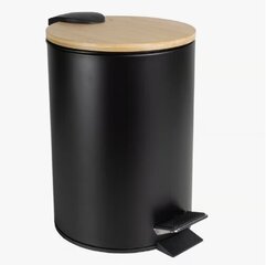 Jotta Scandic мусорное ведро, черное цена и информация | Мусорные баки | kaup24.ee