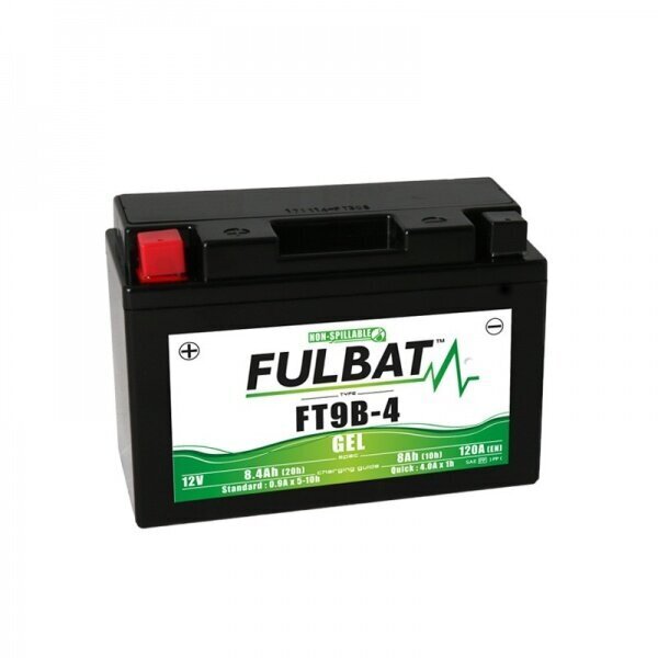 Aku Fulbat GT9B-4, 8,4 Ah 112 A EN 12V hind ja info | Mootorrataste akud | kaup24.ee