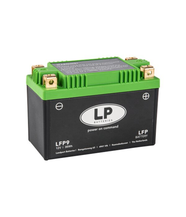 Aku Landport LFP9, 36Wh 180 A EN 12V hind ja info | Mootorrataste akud | kaup24.ee