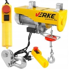 Лебедка электрическая 125/250кг Verke цена и информация | Механические инструменты | kaup24.ee