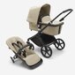 Bugaboo Fox Cub universaalne lapsevanker, Black/Desert Beige-Desert Beige hind ja info | Vankrid, jalutuskärud | kaup24.ee