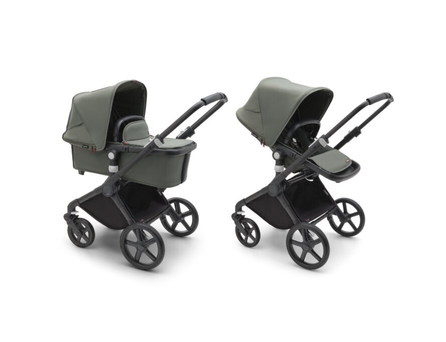 Bugaboo Fox Cub universaalne lapsevanker, Black/Forest Green-Forest Green hind ja info | Vankrid, jalutuskärud | kaup24.ee