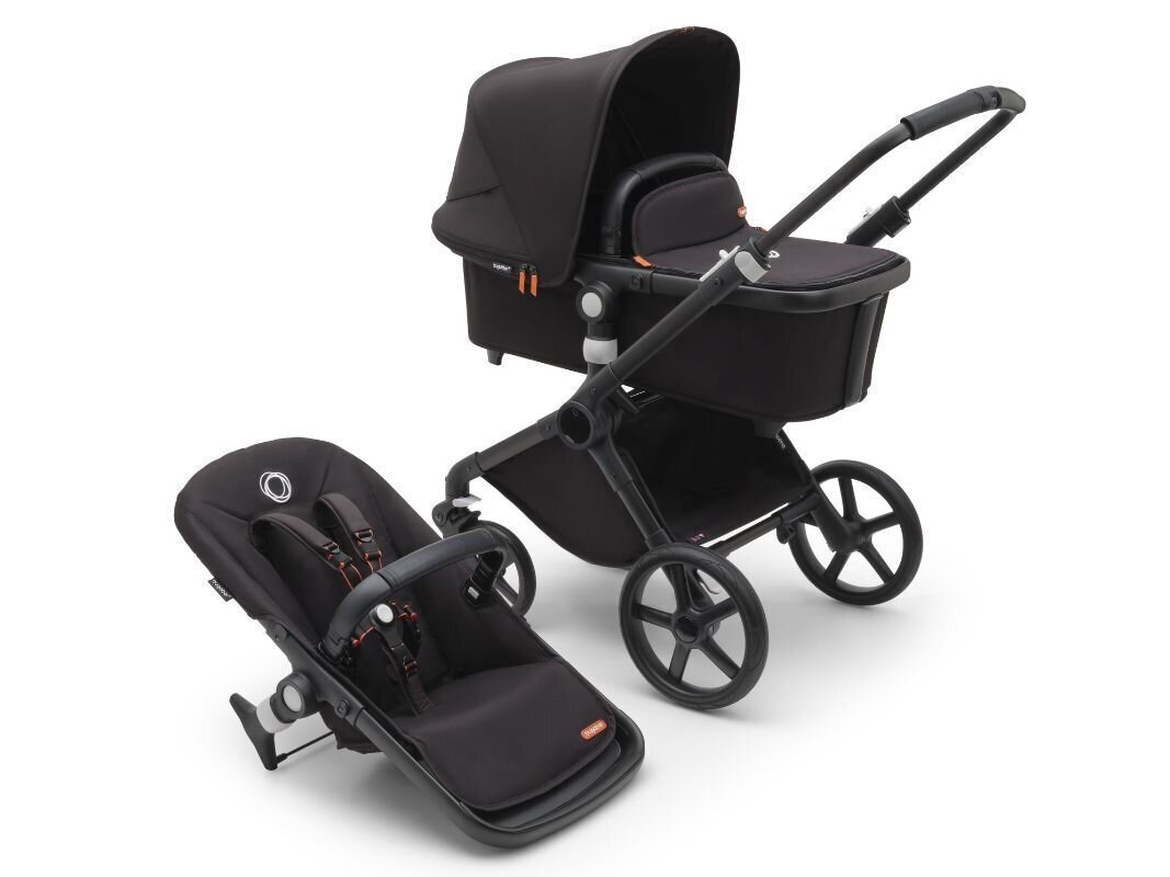 Bugaboo Fox Cub universaalne lapsevanker, Black/Midnight Black-Midnight Black hind ja info | Vankrid, jalutuskärud | kaup24.ee