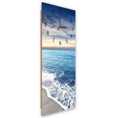 Настенные часы, Берег моря, 40x118см цена и информация | Часы | kaup24.ee