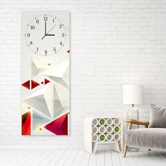 Seinakell, Abstraktsed kolmnurgad, 30x90cm цена и информация | Часы | kaup24.ee