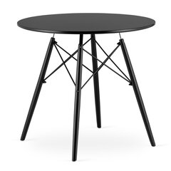 Стол TODI, черный цвет цена и информация | Кухонные и обеденные столы | kaup24.ee