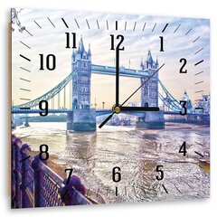 Настенные часы, Лондонский мост, 40x40см цена и информация | Часы | kaup24.ee
