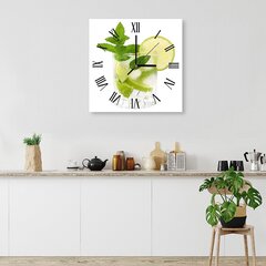 Настенные часы, Время мохито, 60x60см цена и информация | Часы | kaup24.ee