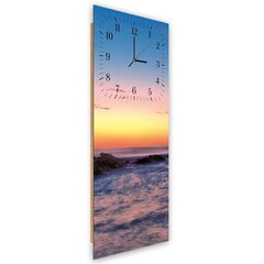 Настенные часы, Скалы на закате, 30x90см цена и информация | Часы | kaup24.ee