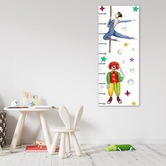 Laste pikkuse meeter, Tsirkus, 40x100 cm цена и информация | Картины, живопись | kaup24.ee