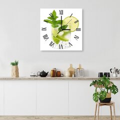 Seinakell, Mojito aeg, 80x80cm цена и информация | Часы | kaup24.ee