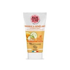 Pulpe De Vie Chapeau Melon orgaaniline juuksepalsam ja mask 2in1 kuivadele juustele ja katkistele otstele melonivee ja kurgiga, 150 ml цена и информация | Бальзамы, кондиционеры | kaup24.ee