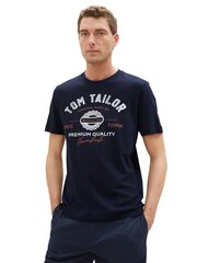 Мужская футболка Tom Tailor, темно-синяя цена и информация | Meeste T-särgid | kaup24.ee