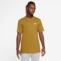 Nike meeste T-särk NSW CLUB TEE, sinepikollane hind ja info | Meeste T-särgid | kaup24.ee