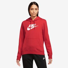 Nike naiste dressipluus NSW CLUB FLC GX STD PO HDY, punane цена и информация | Женские толстовки | kaup24.ee