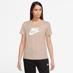 Женская футболка Nike NSW TEE ESSNTL ICN FTRA, бежевый цвет цена и информация | Женские футболки | kaup24.ee