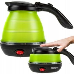 TOURIST ELECTRIC KETTLE 0.5L 750W FOLDING зеленый цена и информация | Чайники, термопоты | kaup24.ee