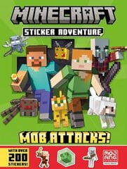 Minecraft Sticker Adventure: Mob Attacks! hind ja info | Väikelaste raamatud | kaup24.ee