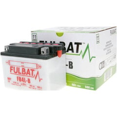 Aku Fulbat YB4L-B, 4 Ah 12V hind ja info | Mootorrataste akud | kaup24.ee