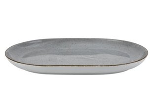 Ovaalne taldrik 33cm Boss Grey цена и информация | Посуда, тарелки, обеденные сервизы | kaup24.ee