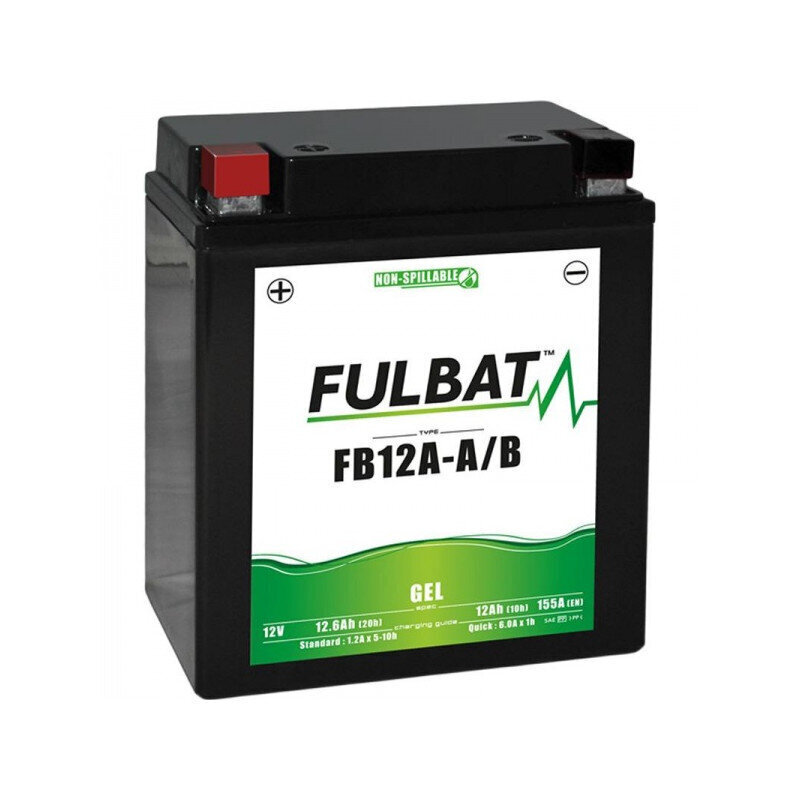 Aku FULBAT GB12A-A (FB12A-A/B Gel), 12 Ah 155 A EN 12V hind ja info | Mootorrataste akud | kaup24.ee